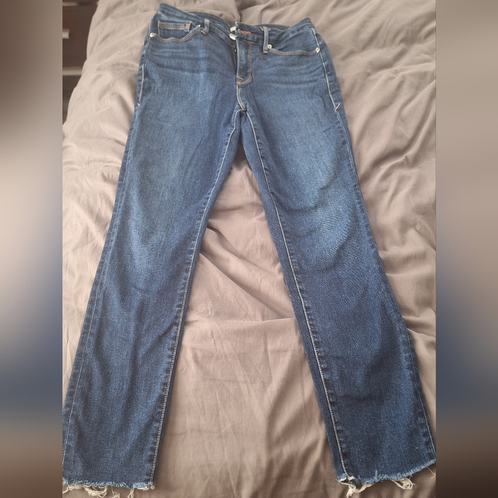 Good American Good Legs Slim Straight Jeans, Size 6/28 From Evereve